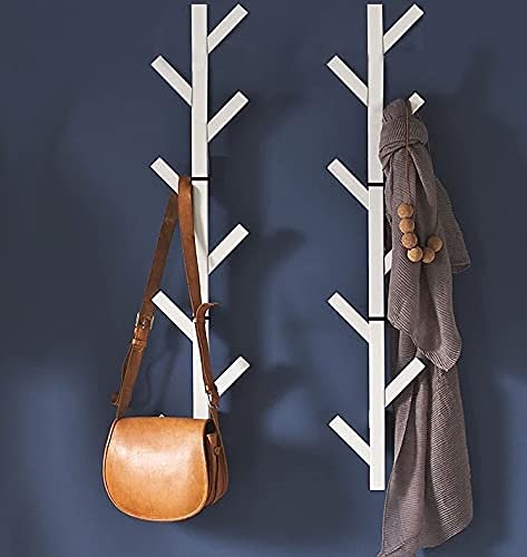 PREMIUM RACKS Coat Rack & Hat Rack - Modern Design - Wall Mounted - Stylish - (Black)