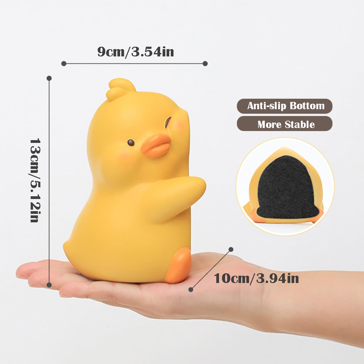 Cute Hug Ducks Decorative Bookends, Unique Book Ends to Hold Books Creative Resin Book Holder Stopper for Home Office Desk Bookshelf Decoration
