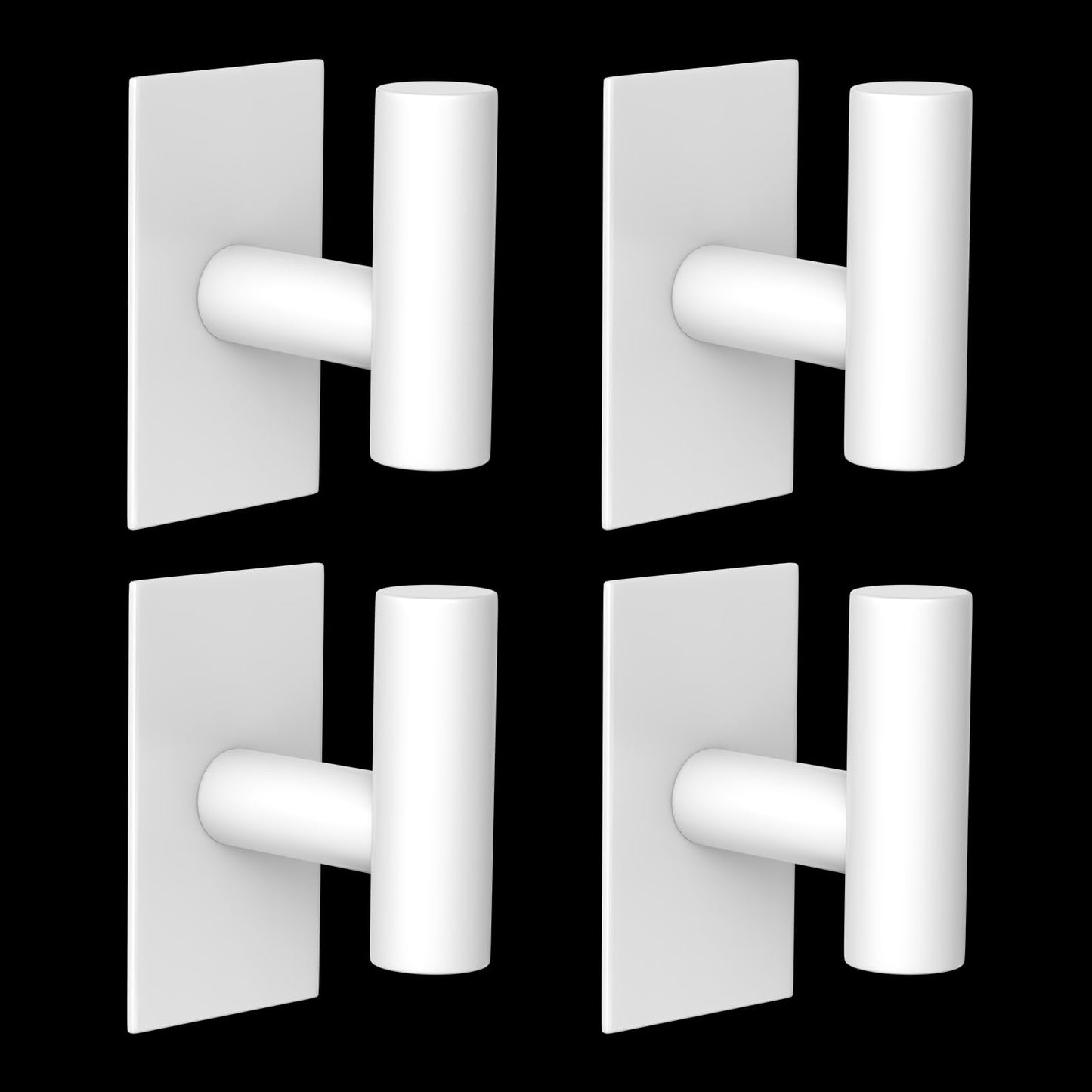 VAEHOLD Wall Towel Hooks, Heavy Duty Sticky Holder Waterproof Towel Hooks for Hanging Coat, Clothes
