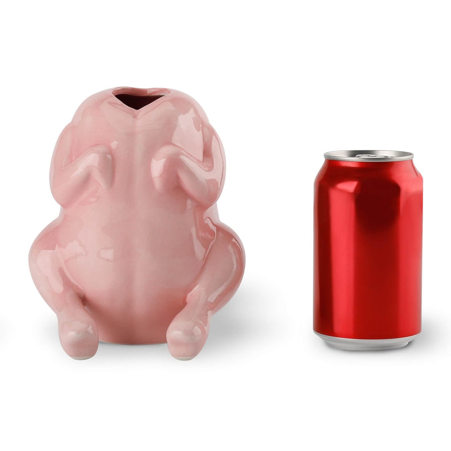 SAANG & JAT Pink Turkey Ceramic Vase - Funny Flower Vase for Home, Unique Office Decor, Quirky Centerpiece for Table or Shelf, Perfect for Women, Teacher Gift, Mothers Day