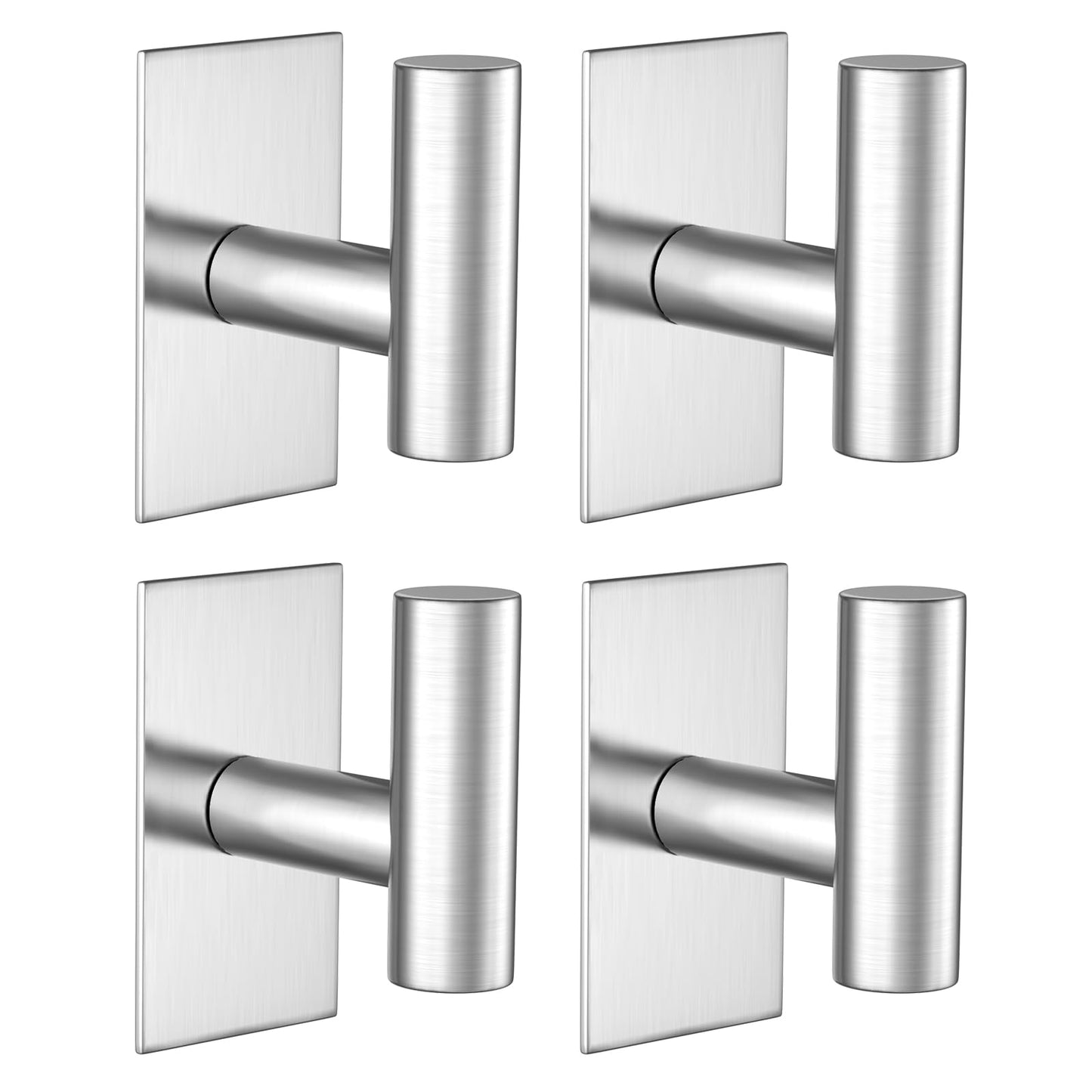 VAEHOLD Wall Towel Hooks, Heavy Duty Sticky Holder Waterproof Towel Hooks for Hanging Coat, Clothes