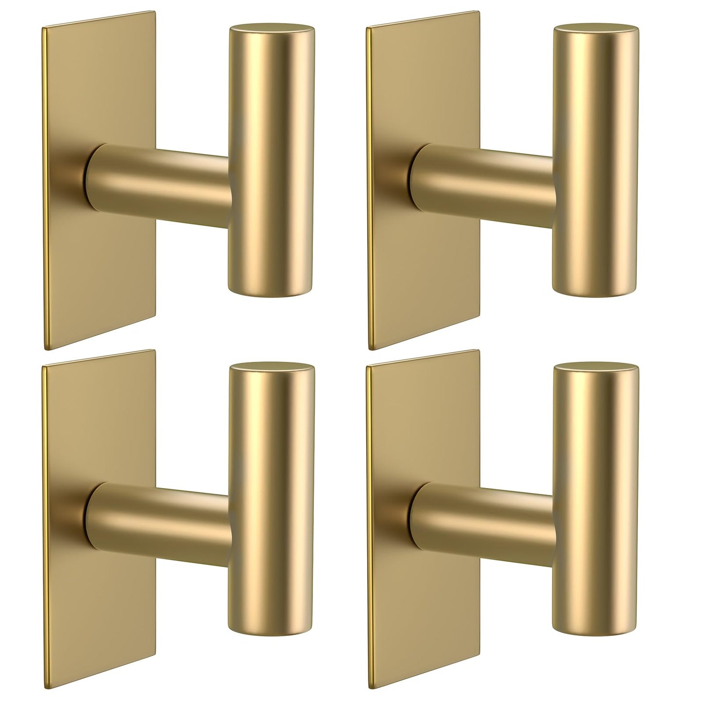 VAEHOLD Wall Towel Hooks, Heavy Duty Sticky Holder Waterproof Towel Hooks for Hanging Coat, Clothes