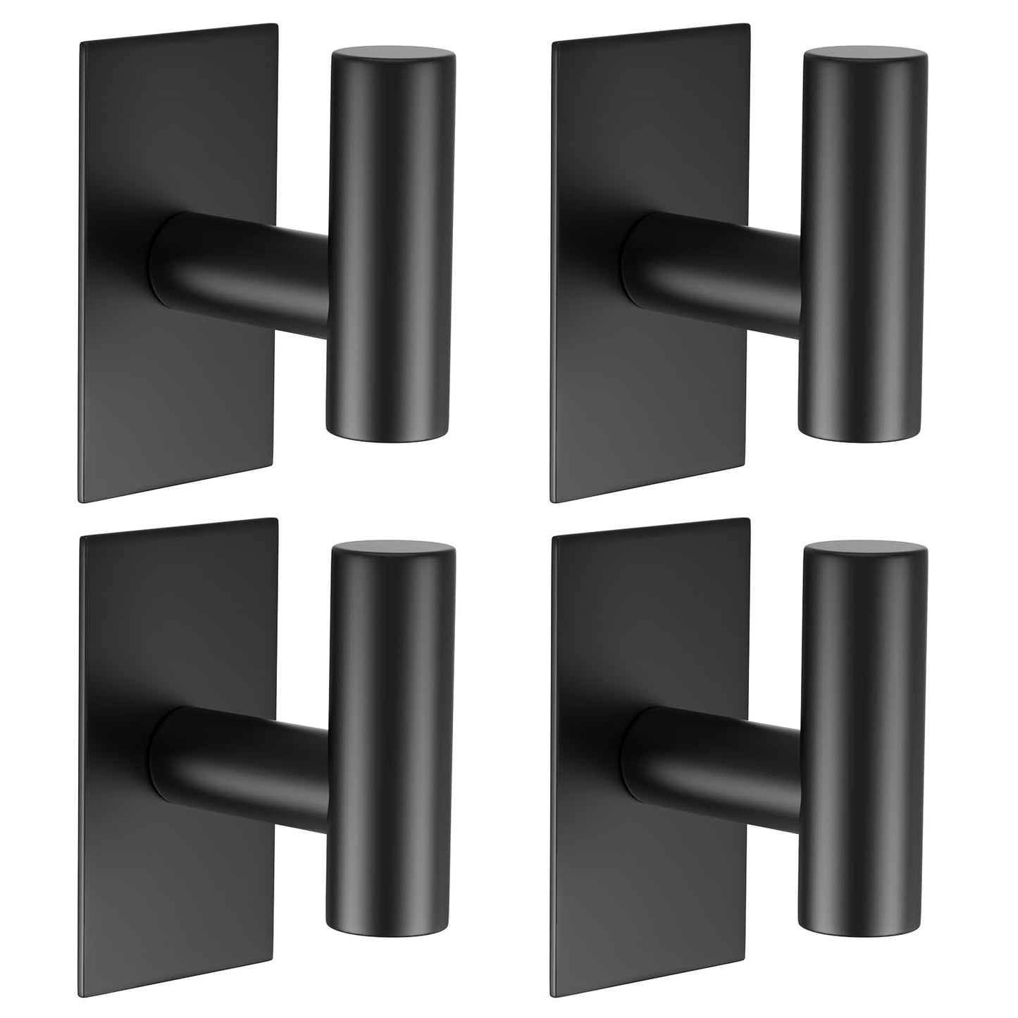 VAEHOLD Wall Towel Hooks, Heavy Duty Sticky Holder Waterproof Towel Hooks for Hanging Coat, Clothes
