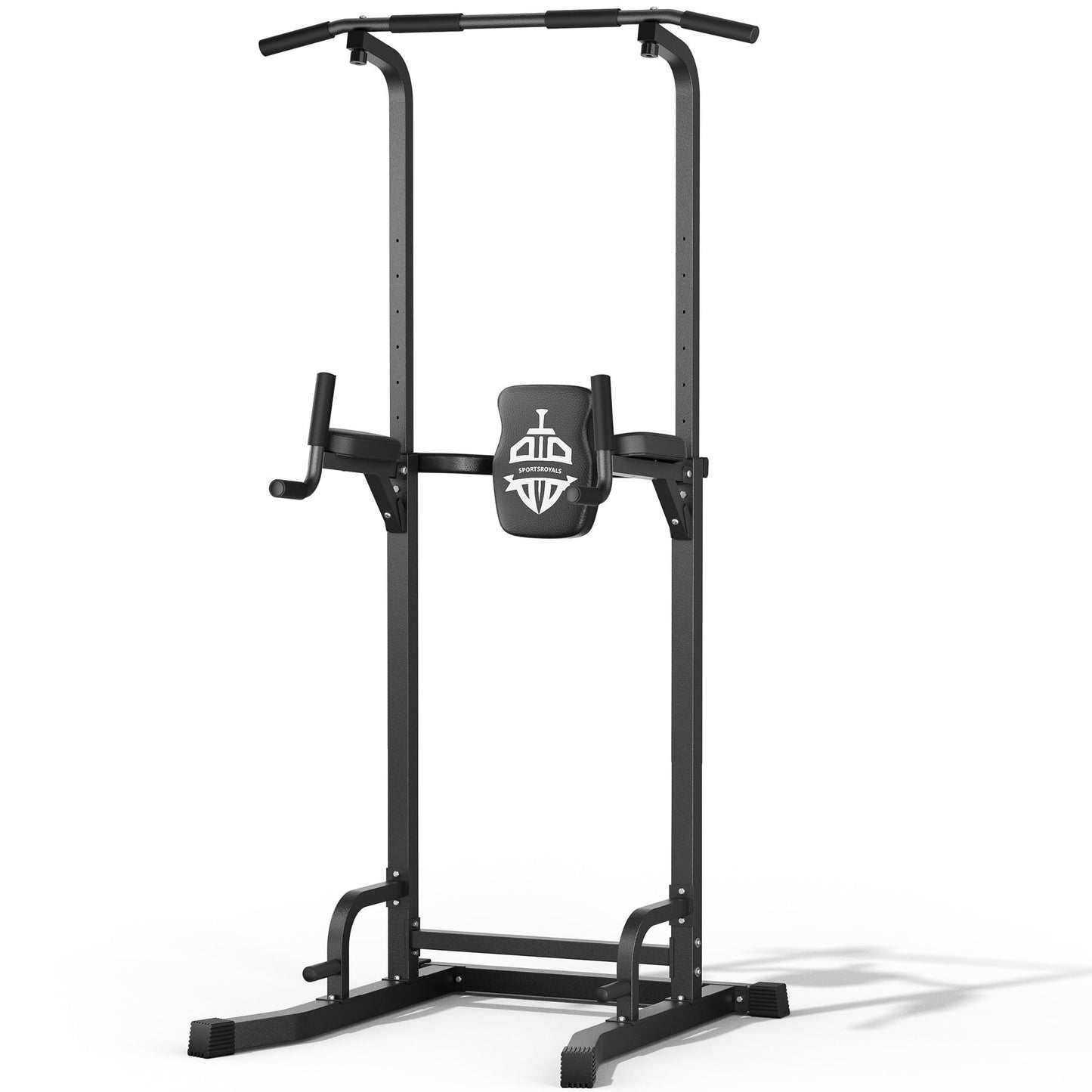 Sportsroyals Power Tower Pull Up Dip Station Assistive Trainer Multi-Function Home Gym Strength Training Fitness Equipment 440LBS