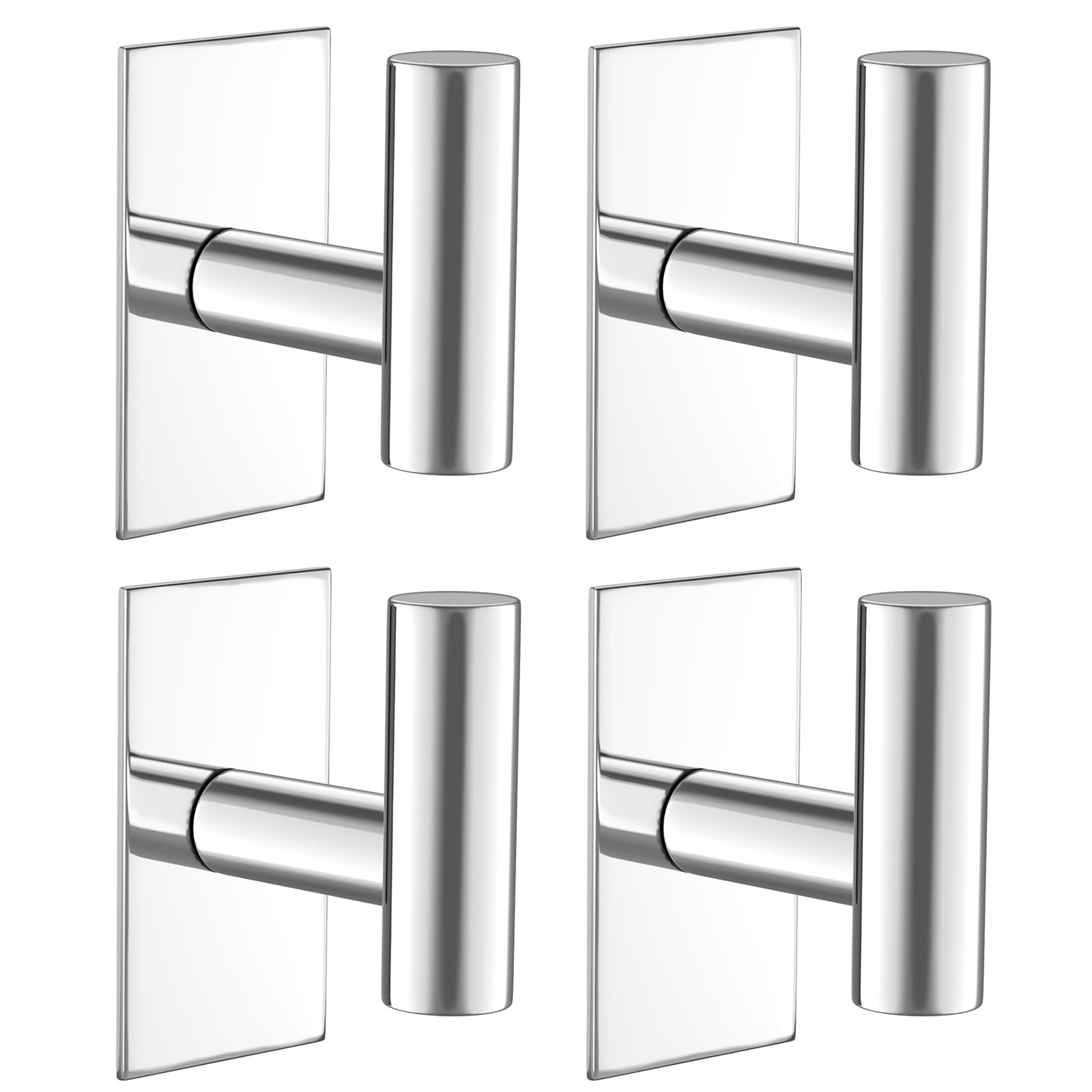 VAEHOLD Wall Towel Hooks, Heavy Duty Sticky Holder Waterproof Towel Hooks for Hanging Coat, Clothes
