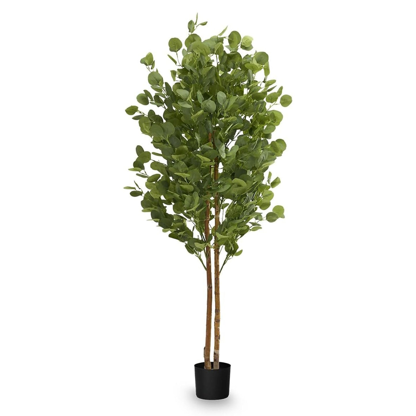 Maia Shop 3.5ft Artificial Bamboo Tree, Fake Plants for Home Decor, Natural Wood Trunk