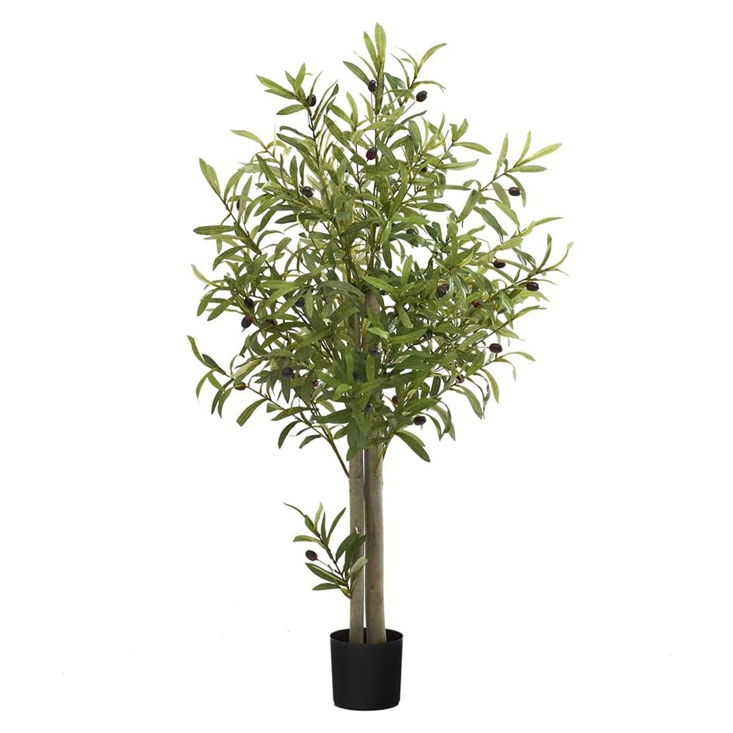 Maia Shop 3.5ft Artificial Bamboo Tree, Fake Plants for Home Decor, Natural Wood Trunk