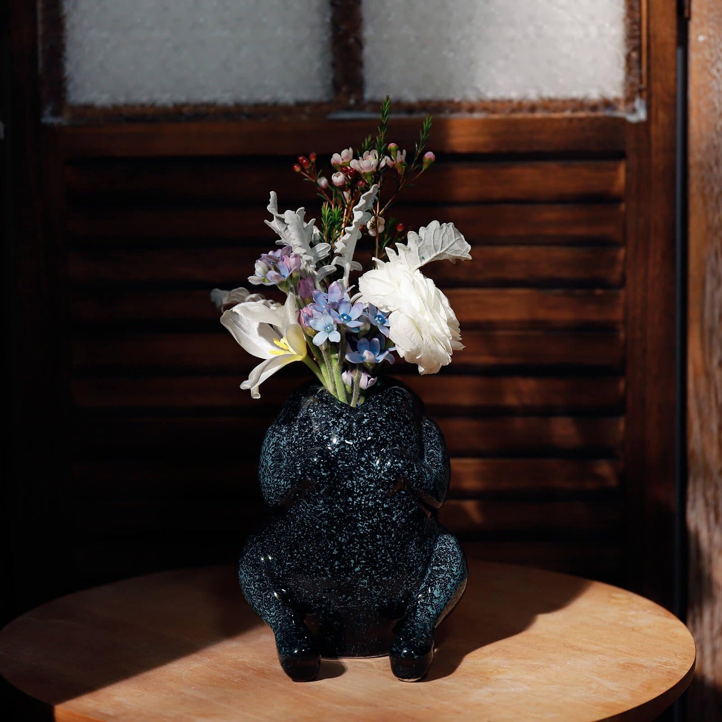 SAANG & JAT Pink Turkey Ceramic Vase - Funny Flower Vase for Home, Unique Office Decor, Quirky Centerpiece for Table or Shelf, Perfect for Women, Teacher Gift, Mothers Day
