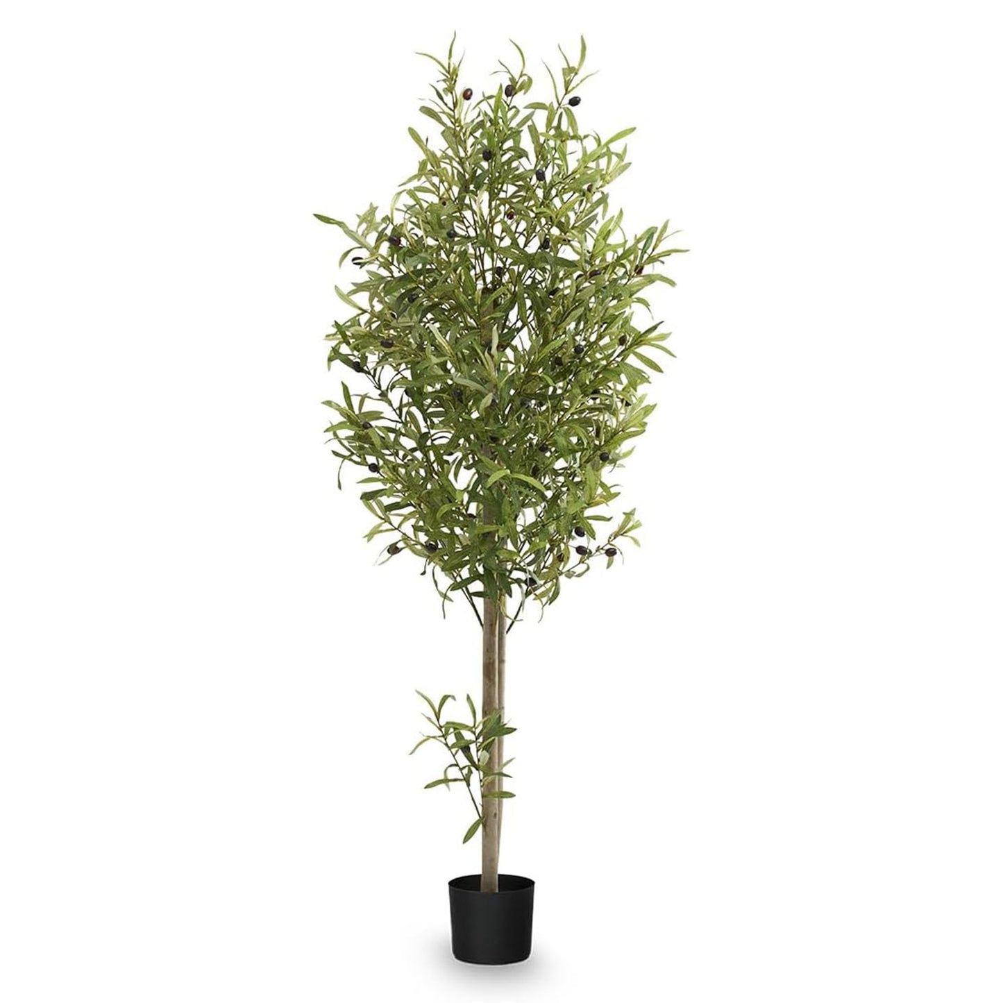 Maia Shop 3.5ft Artificial Bamboo Tree, Fake Plants for Home Decor, Natural Wood Trunk