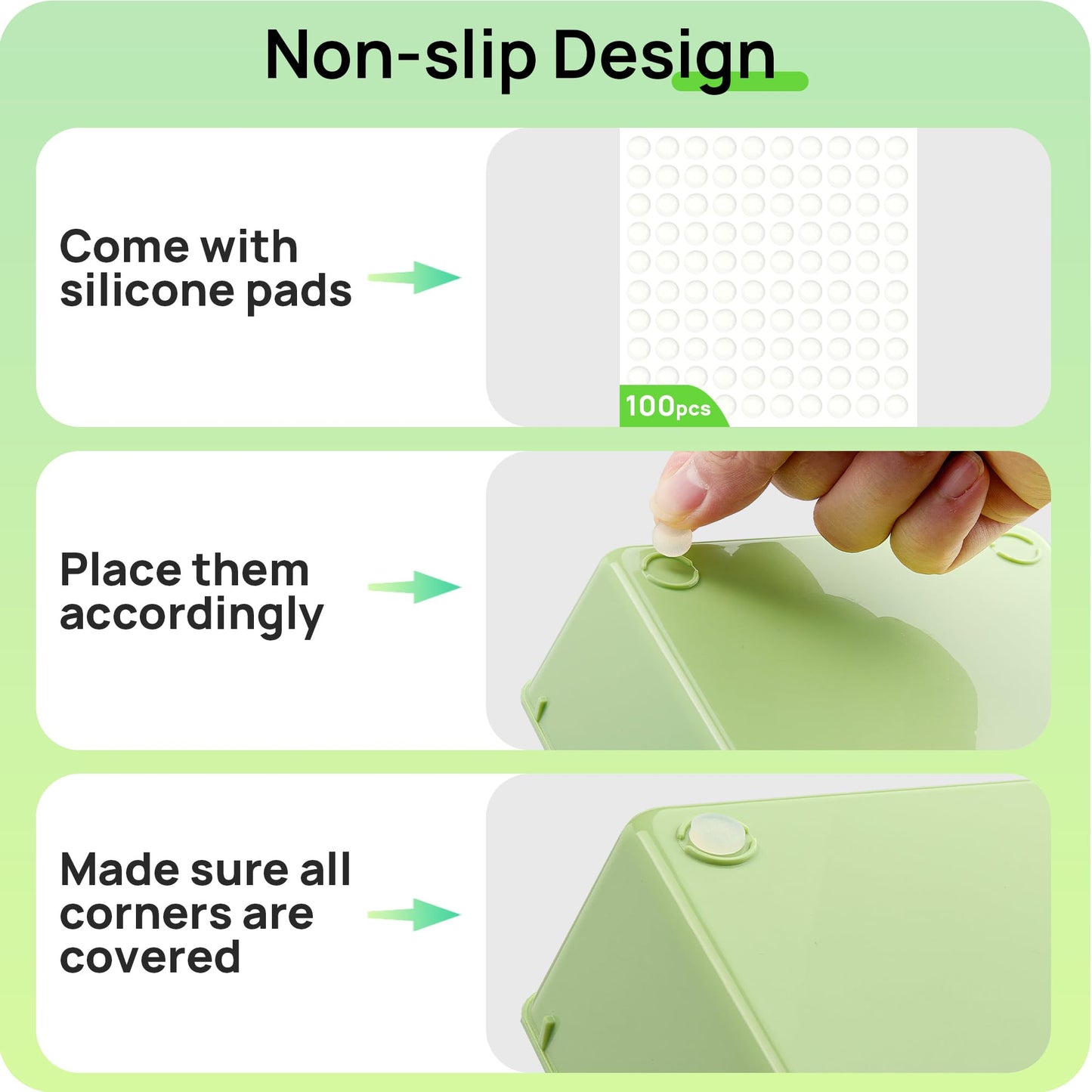 Vtopmart 25 PCS Clear Plastic Drawer Organizers Set, 4-Size Versatile Bathroom and Vanity Drawer Organizer Trays