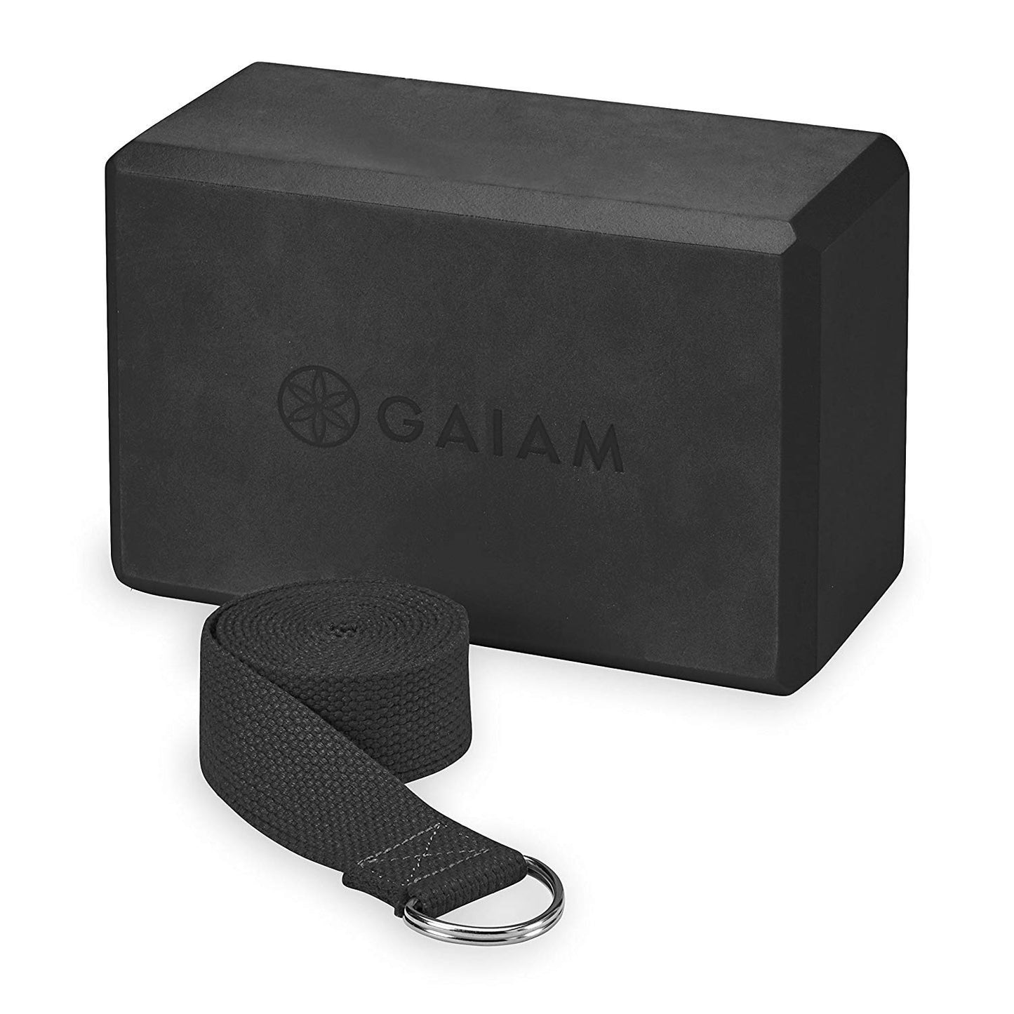 Gaiam Yoga Block - Supportive Latex-Free Eva Foam - Soft Non-Slip Surface with Beveled Edges for Yoga, Pilates, Meditation