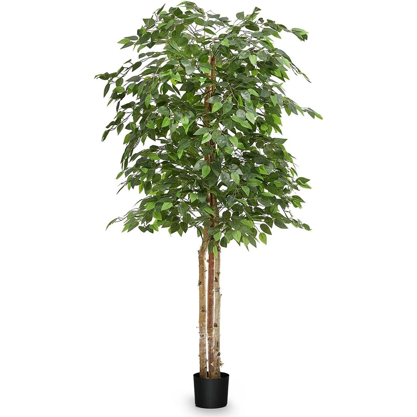 Maia Shop 3.5ft Artificial Bamboo Tree, Fake Plants for Home Decor, Natural Wood Trunk