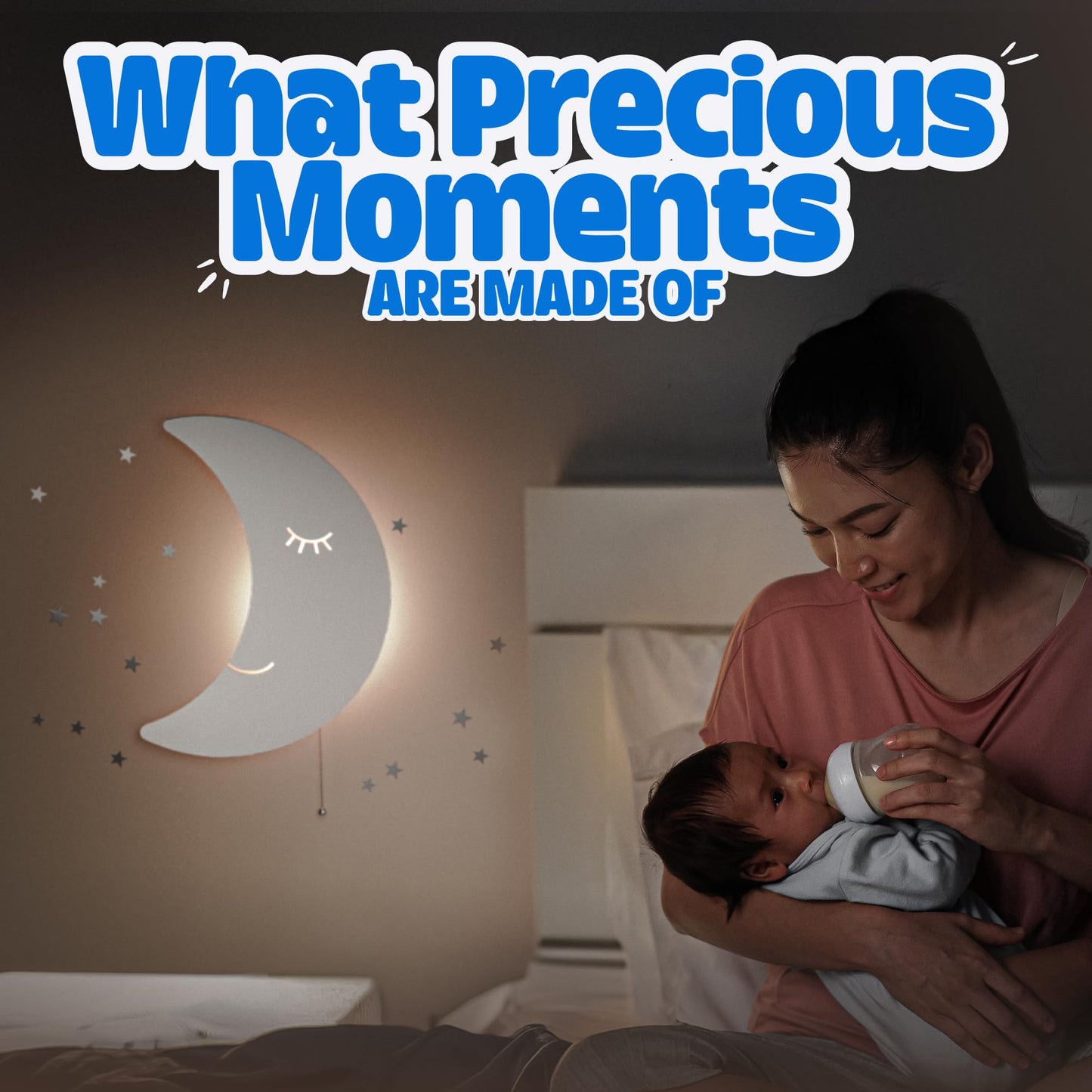 battery operated-Floating Cloud Wall Lamp for Nursery | Cute Floating Lamp for Kids Bedroom