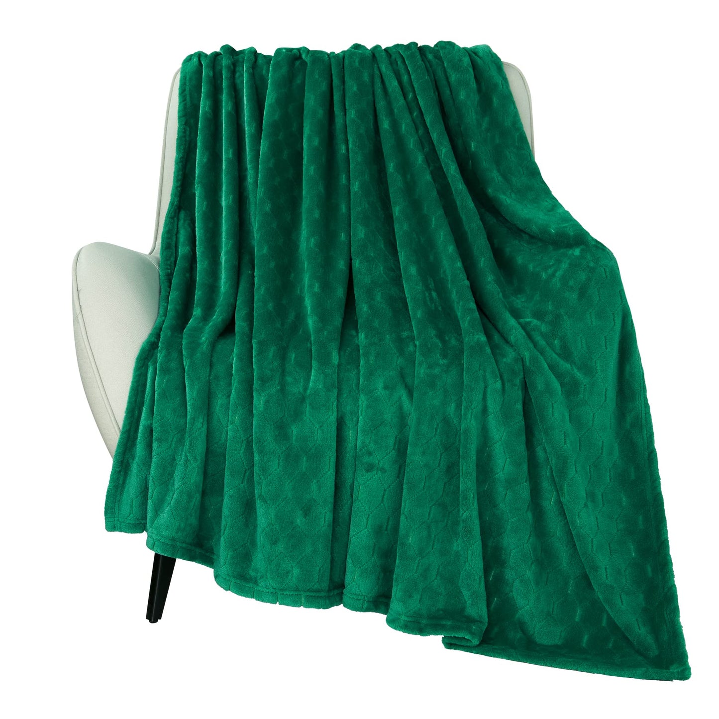 TOONOW Fleece Blanket Super Soft Cozy Throw Blanket 50" x 60", Lightweight Fuzzy Comfy Textured Flannel Blanket Warm Plush Throw Blankets