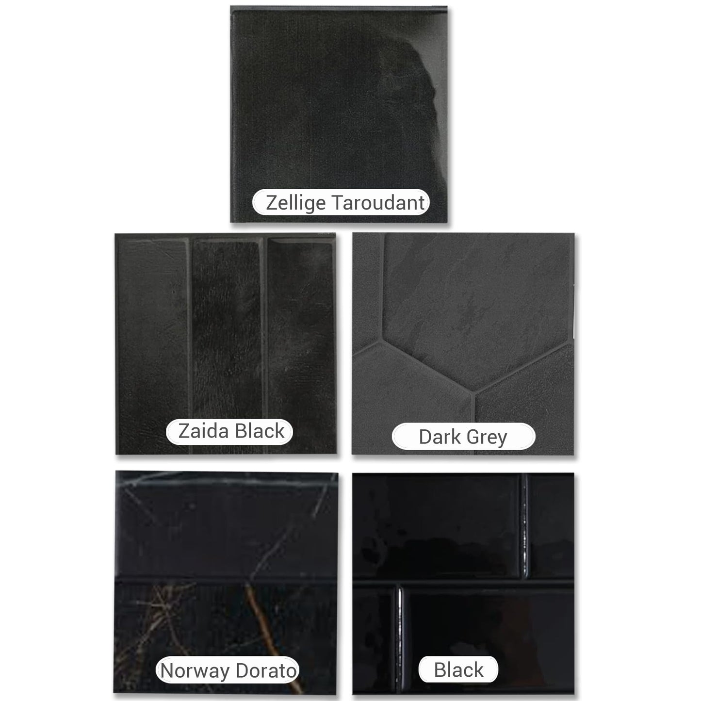 Smart Tiles SMART TILES Peel and Stick Backsplash - 5 Sheets of 11.43'' x 9'' - 3D Adhesive Peel and Stick Tile Backsplash for Kitchen, Bathroom, Wall Tile, Sefrou Green
