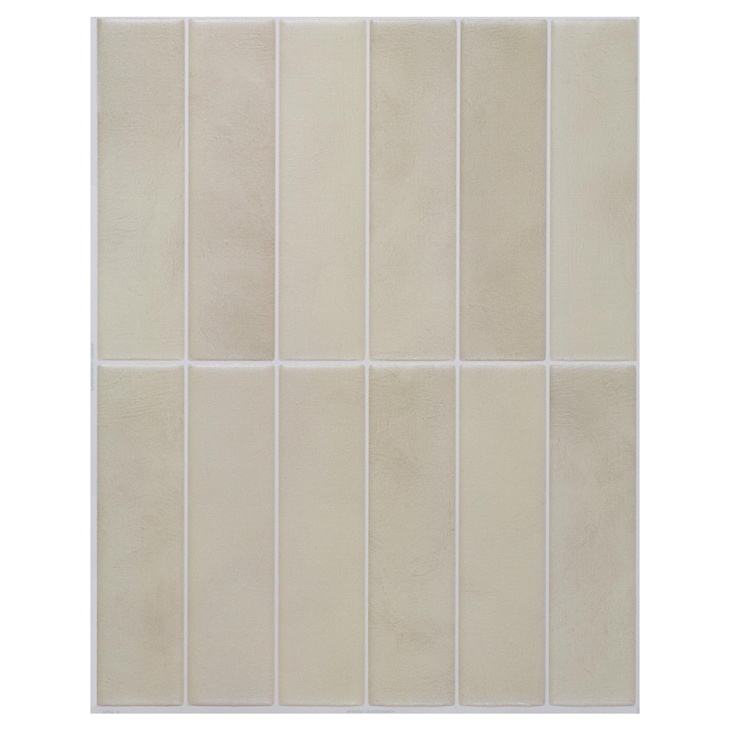 Smart Tiles SMART TILES Peel and Stick Backsplash - 5 Sheets of 11.43'' x 9'' - 3D Adhesive Peel and Stick Tile Backsplash for Kitchen, Bathroom, Wall Tile, Sefrou Green