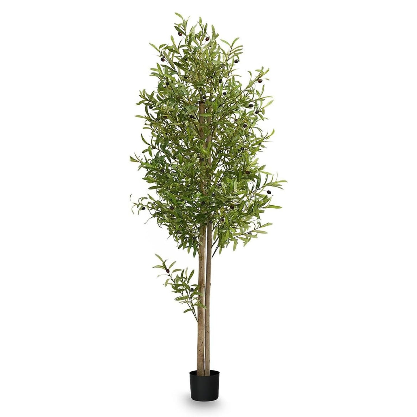Maia Shop 3.5ft Artificial Bamboo Tree, Fake Plants for Home Decor, Natural Wood Trunk