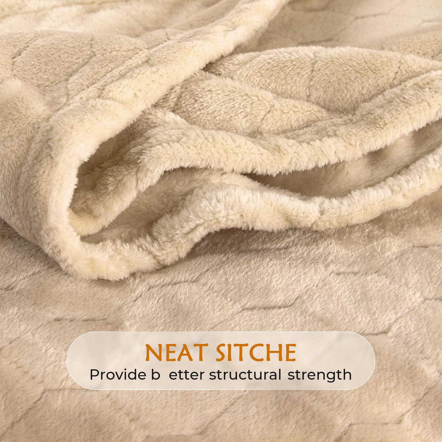 TOONOW Fleece Blanket Super Soft Cozy Throw Blanket 50" x 60", Lightweight Fuzzy Comfy Textured Flannel Blanket Warm Plush Throw Blankets