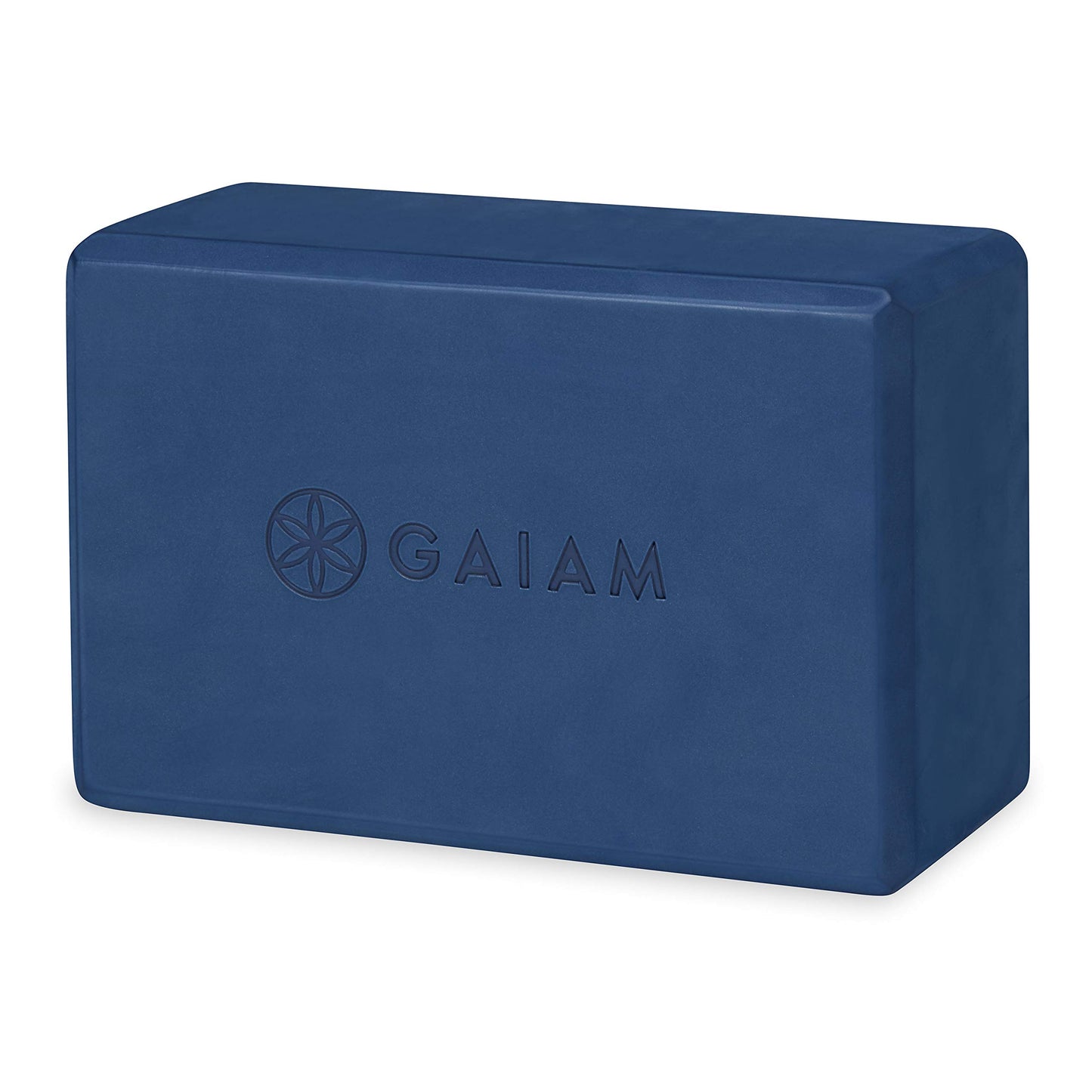 Gaiam Yoga Block - Supportive Latex-Free Eva Foam - Soft Non-Slip Surface with Beveled Edges for Yoga, Pilates, Meditation