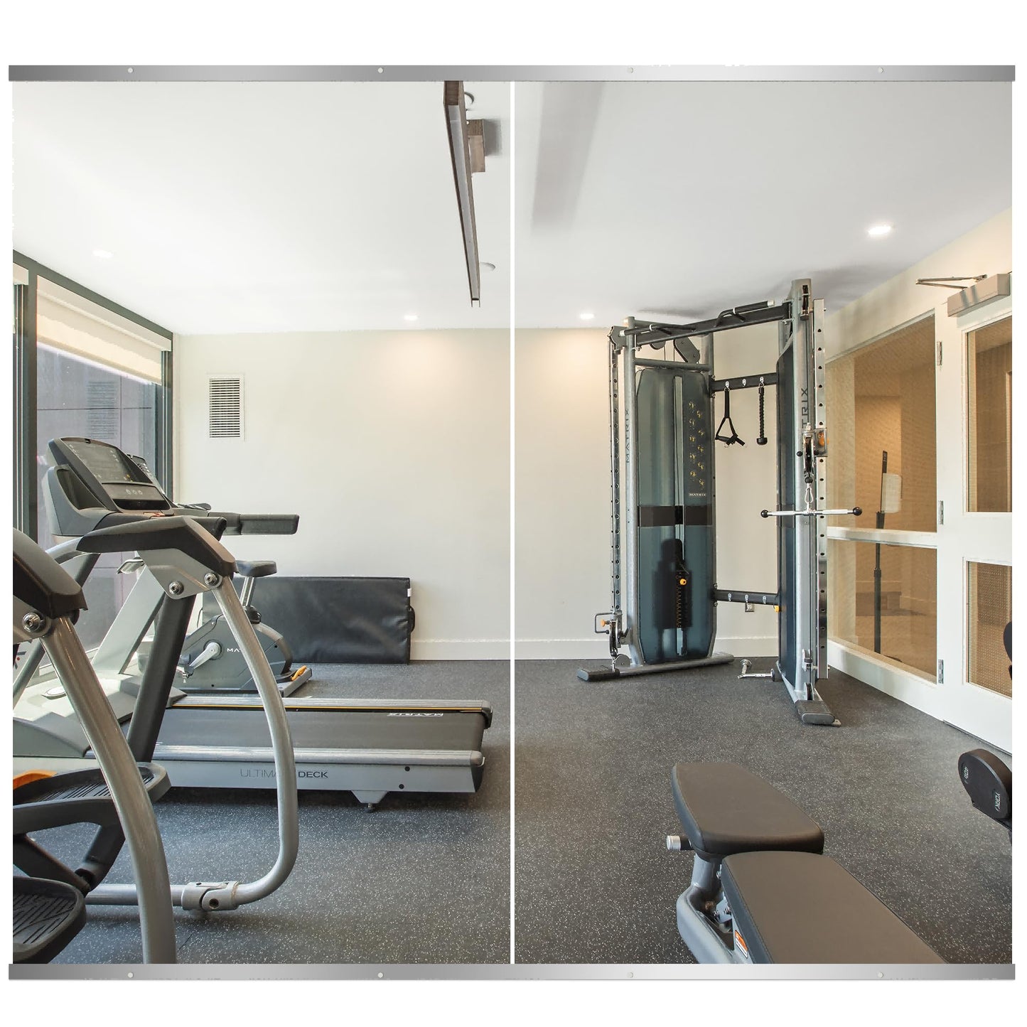 Delma Home Gym Mirror - 48''x24'' Frameless Wall Mirror (2PCS) for Yoga, Home Gym, Garage, Bedroom