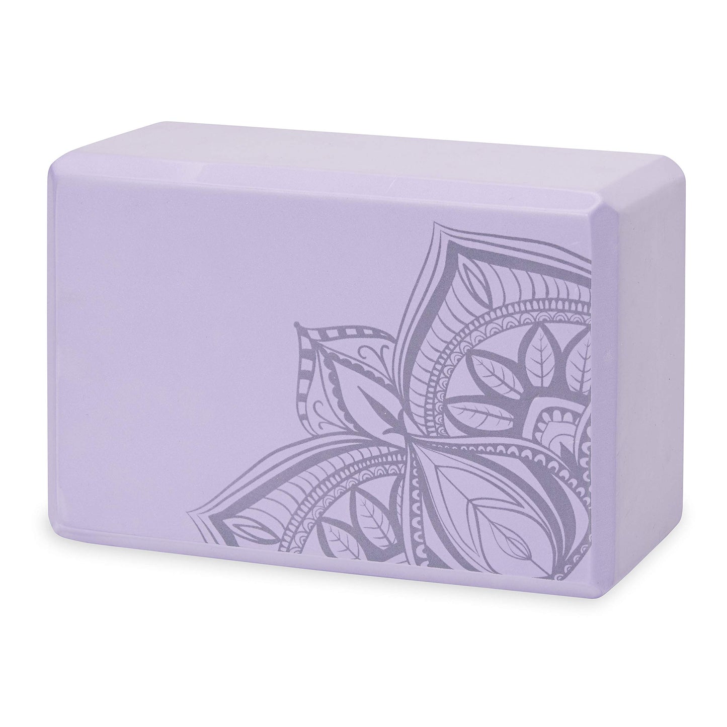 Gaiam Yoga Block - Supportive Latex-Free Eva Foam - Soft Non-Slip Surface with Beveled Edges for Yoga, Pilates, Meditation