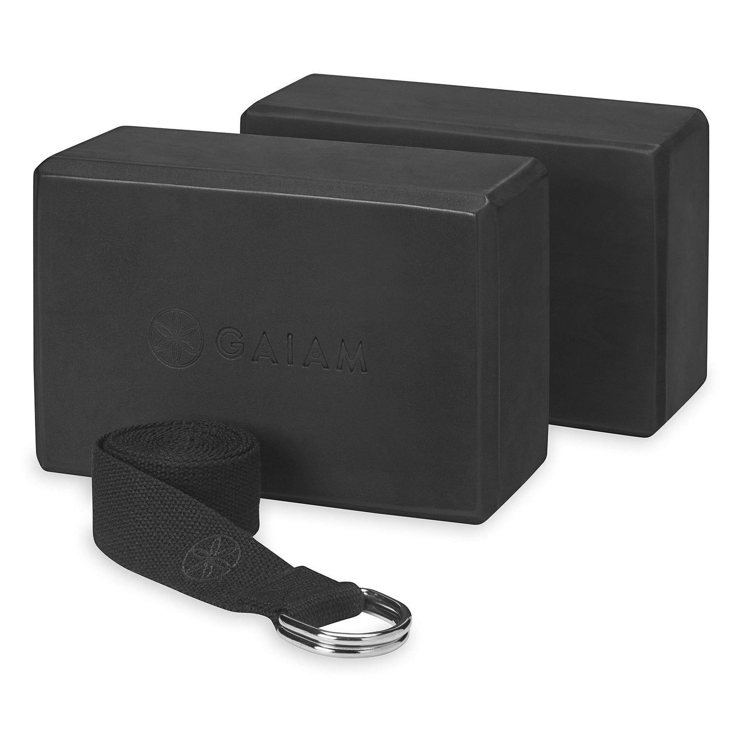 Gaiam Yoga Block - Supportive Latex-Free Eva Foam - Soft Non-Slip Surface with Beveled Edges for Yoga, Pilates, Meditation