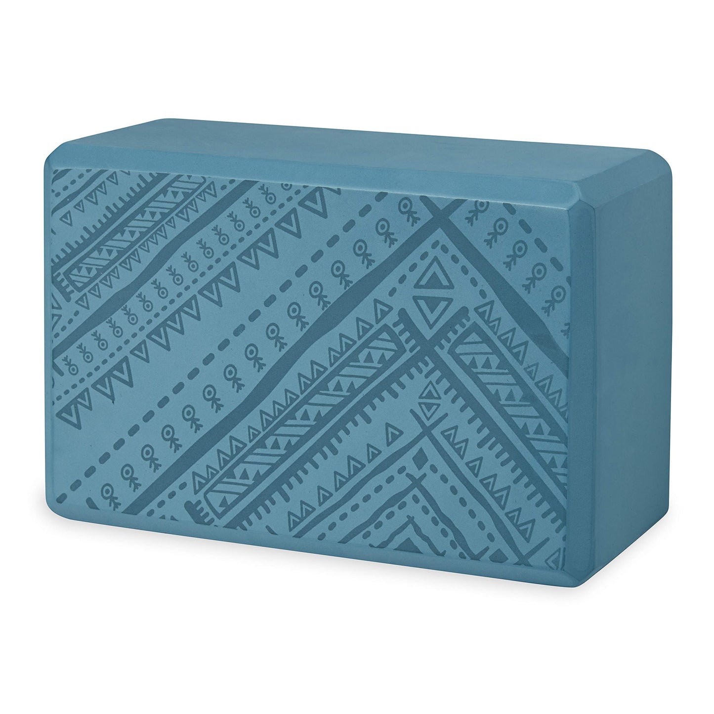 Gaiam Yoga Block - Supportive Latex-Free Eva Foam - Soft Non-Slip Surface with Beveled Edges for Yoga, Pilates, Meditation
