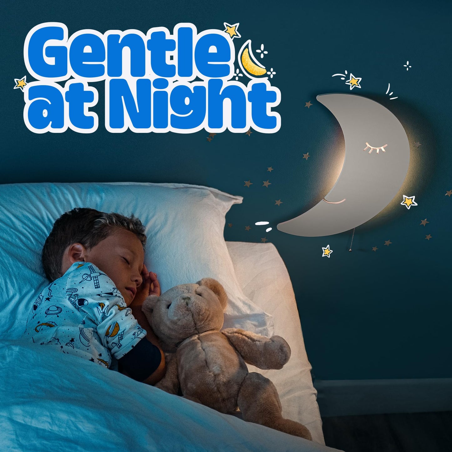 battery operated-Floating Cloud Wall Lamp for Nursery | Cute Floating Lamp for Kids Bedroom