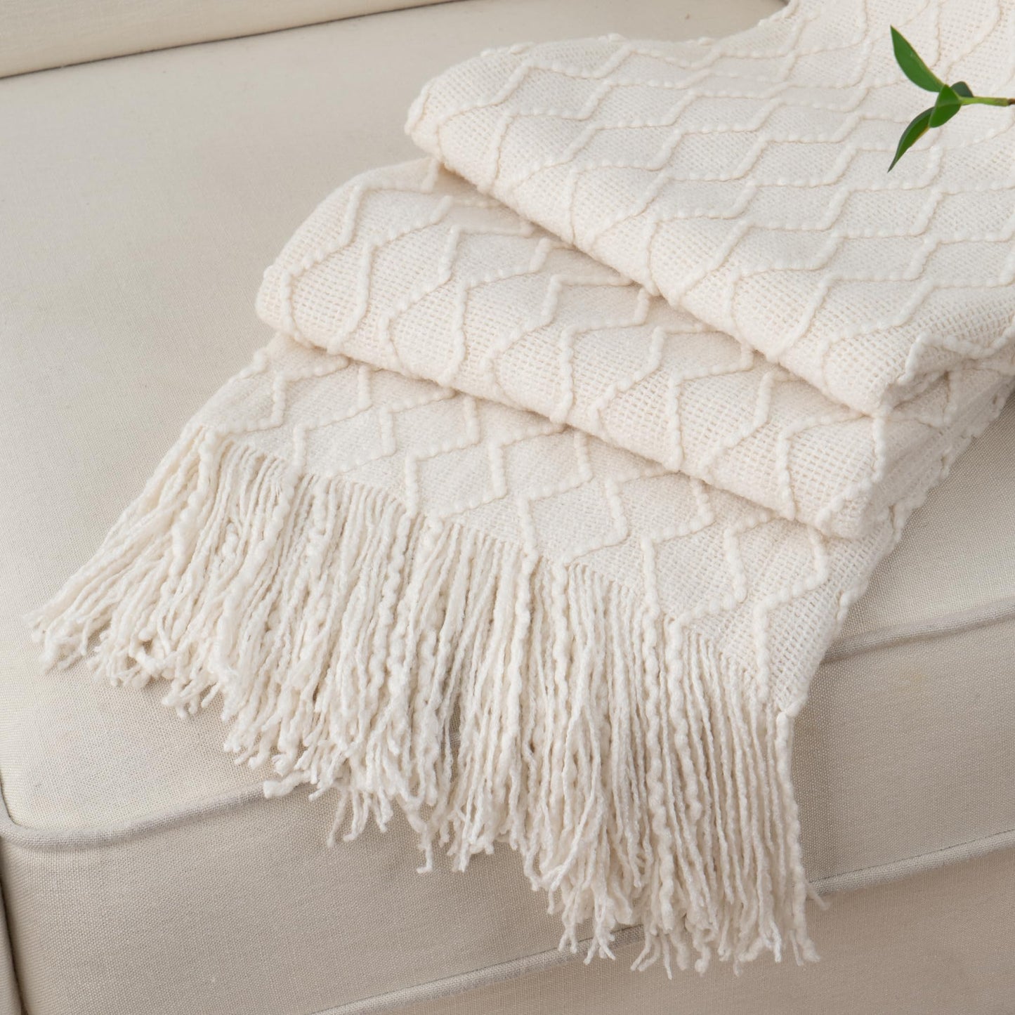 BATTILO HOME Burnt Orange Throw Blanket for Couch, Decorative Fall Throw Blanket with Tassels Halloween Throw Fall Decor, 50"x60"