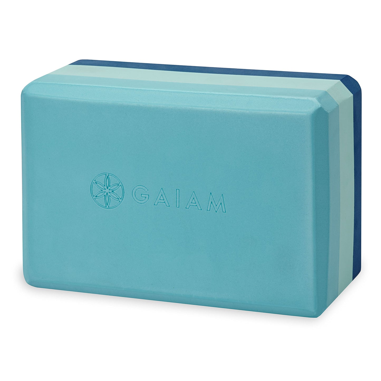 Gaiam Yoga Block - Supportive Latex-Free Eva Foam - Soft Non-Slip Surface with Beveled Edges for Yoga, Pilates, Meditation