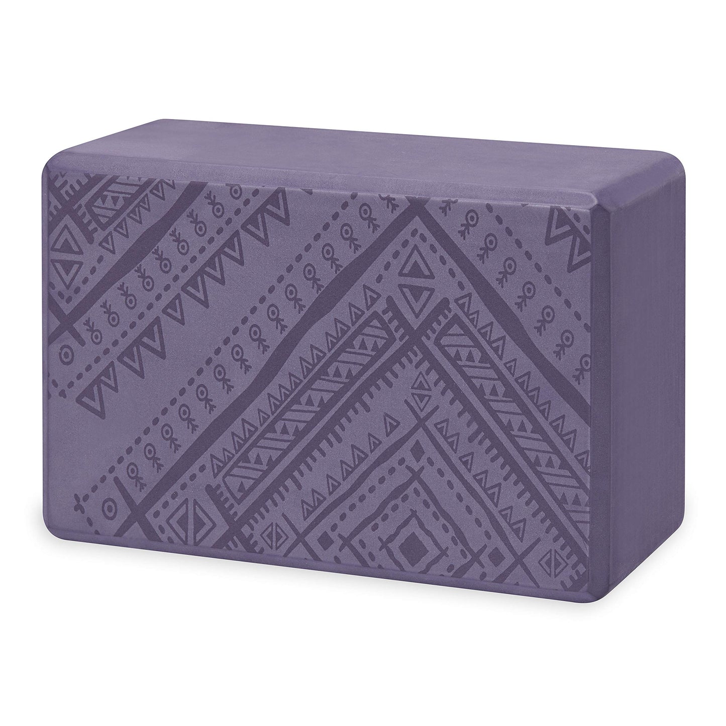 Gaiam Yoga Block - Supportive Latex-Free Eva Foam - Soft Non-Slip Surface with Beveled Edges for Yoga, Pilates, Meditation