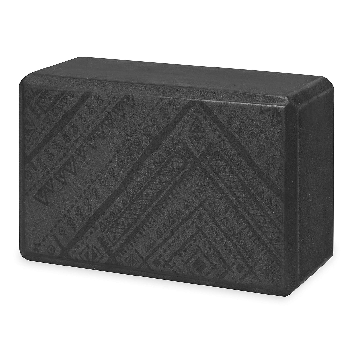 Gaiam Yoga Block - Supportive Latex-Free Eva Foam - Soft Non-Slip Surface with Beveled Edges for Yoga, Pilates, Meditation