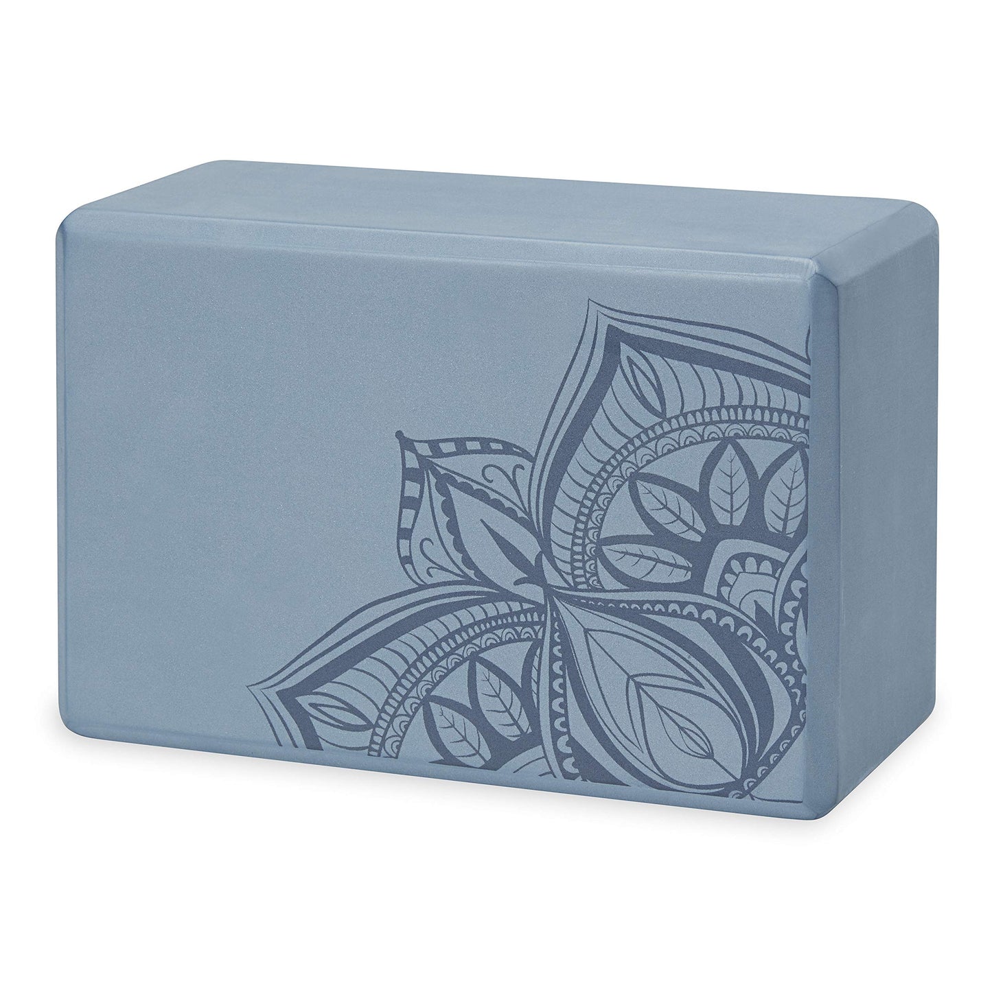 Gaiam Yoga Block - Supportive Latex-Free Eva Foam - Soft Non-Slip Surface with Beveled Edges for Yoga, Pilates, Meditation