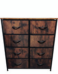 8-Drawer Bedroom Dresser – Fabric Storage Chest with Durable Steel Frame