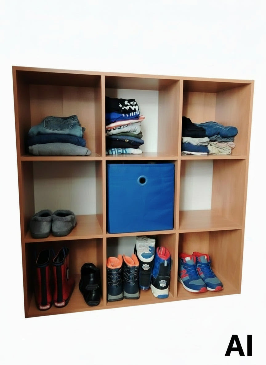 9-Cube Storage Unit – Organize Your Living Room, Bedroom, or Office