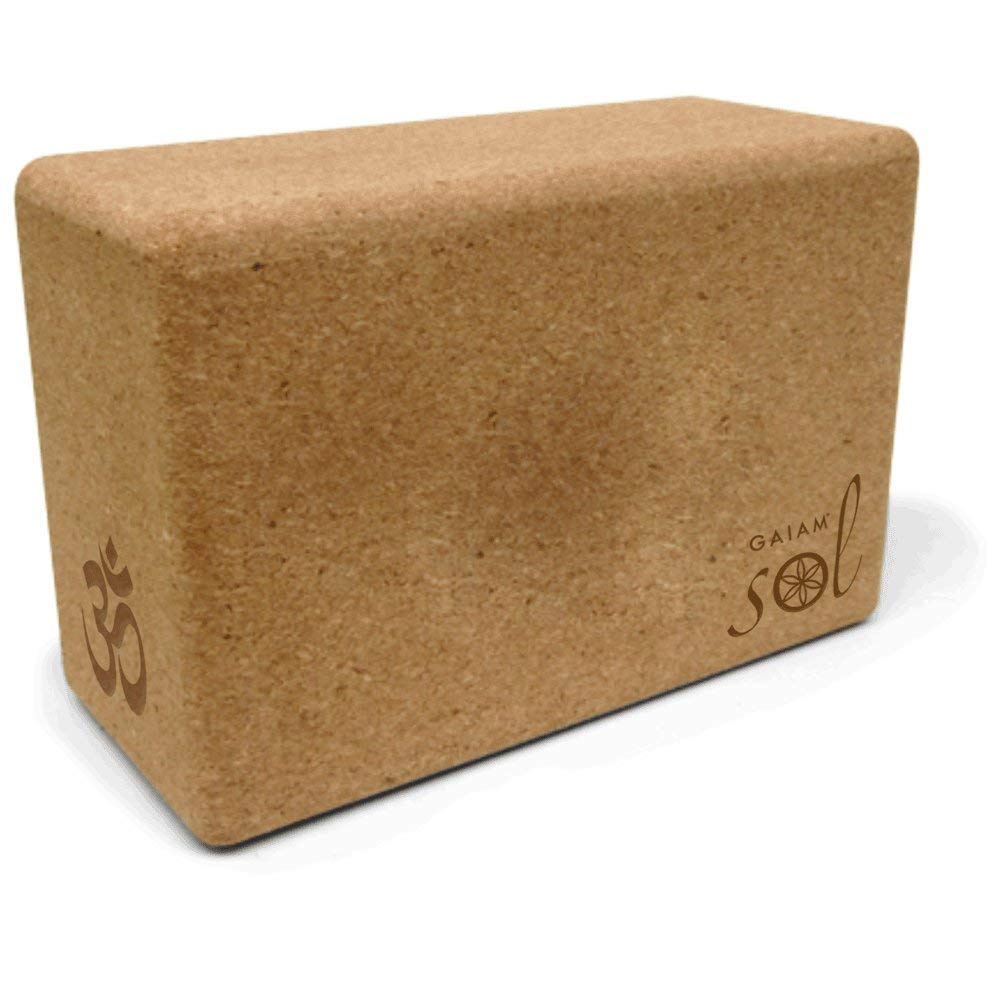 Gaiam Yoga Block - Supportive Latex-Free Eva Foam - Soft Non-Slip Surface with Beveled Edges for Yoga, Pilates, Meditation