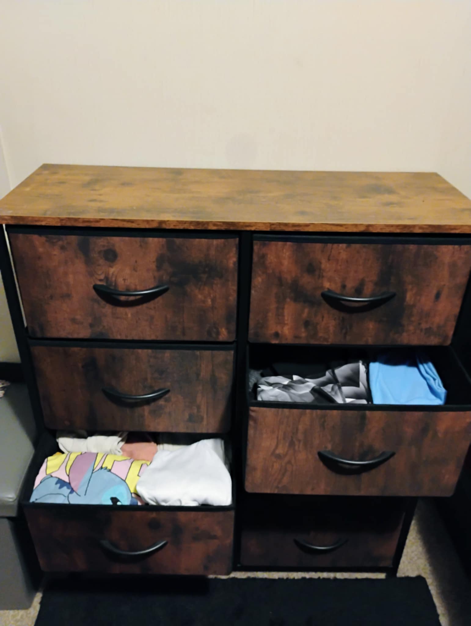 8-Drawer Bedroom Dresser – Fabric Storage Chest with Durable Steel Frame