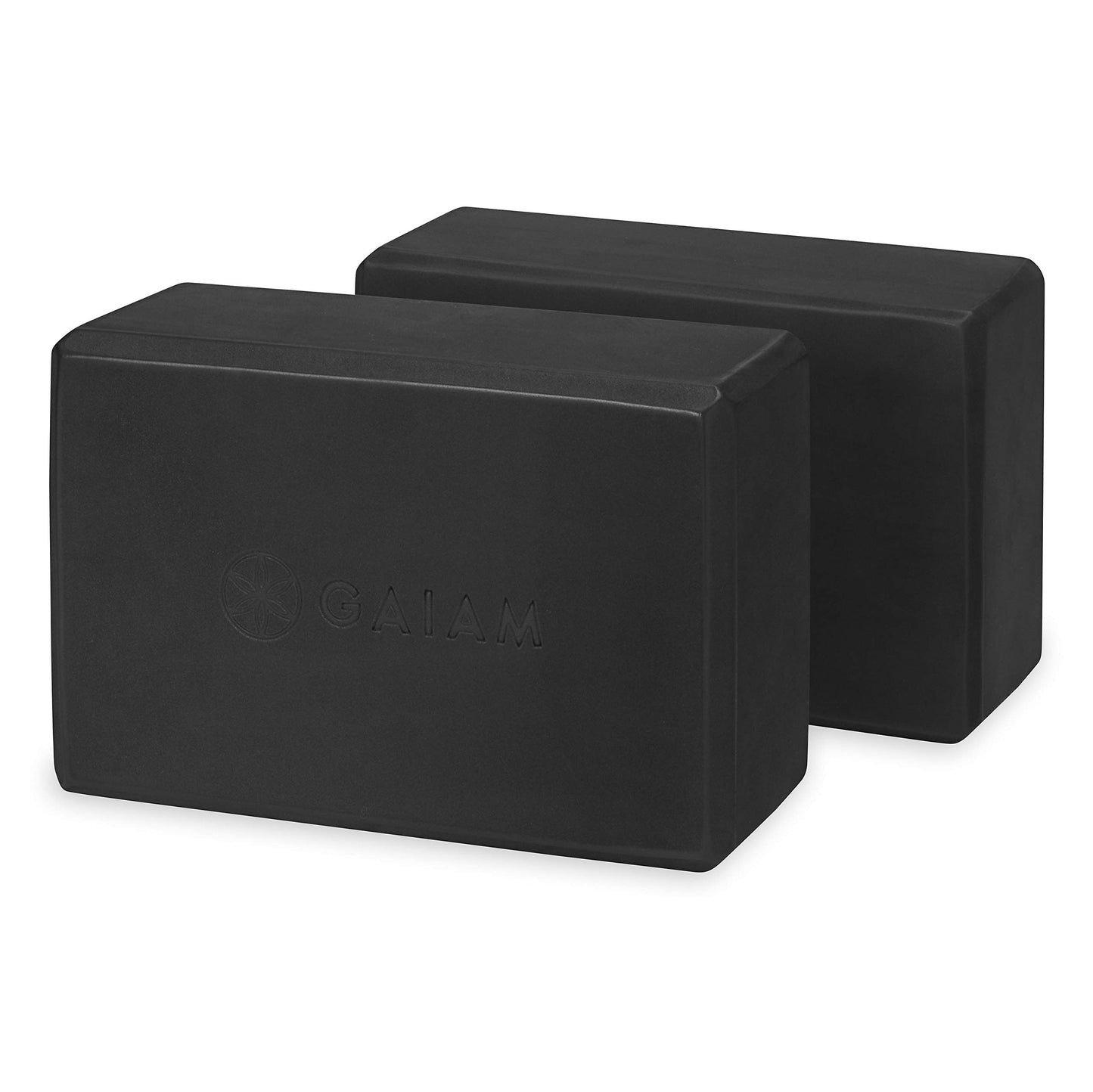 Gaiam Yoga Block - Supportive Latex-Free Eva Foam - Soft Non-Slip Surface with Beveled Edges for Yoga, Pilates, Meditation