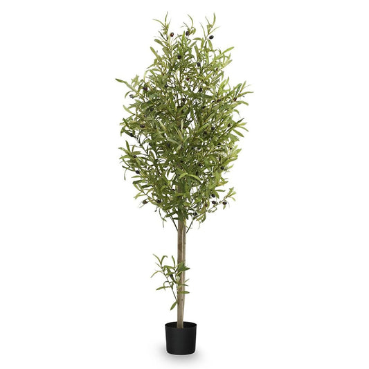 Maia Shop 3.5ft Artificial Bamboo Tree, Fake Plants for Home Decor, Natural Wood Trunk