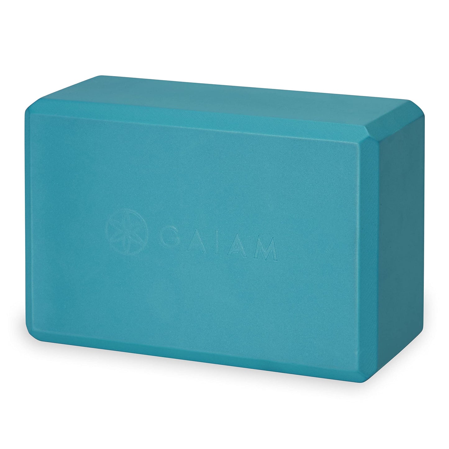 Gaiam Yoga Block - Supportive Latex-Free Eva Foam - Soft Non-Slip Surface with Beveled Edges for Yoga, Pilates, Meditation