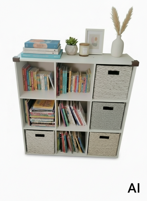 9-Cube Storage Unit – Organize Your Living Room, Bedroom, or Office