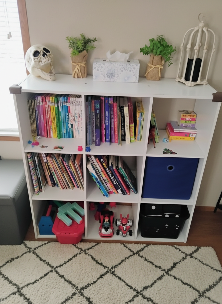 9-Cube Storage Unit – Organize Your Living Room, Bedroom, or Office