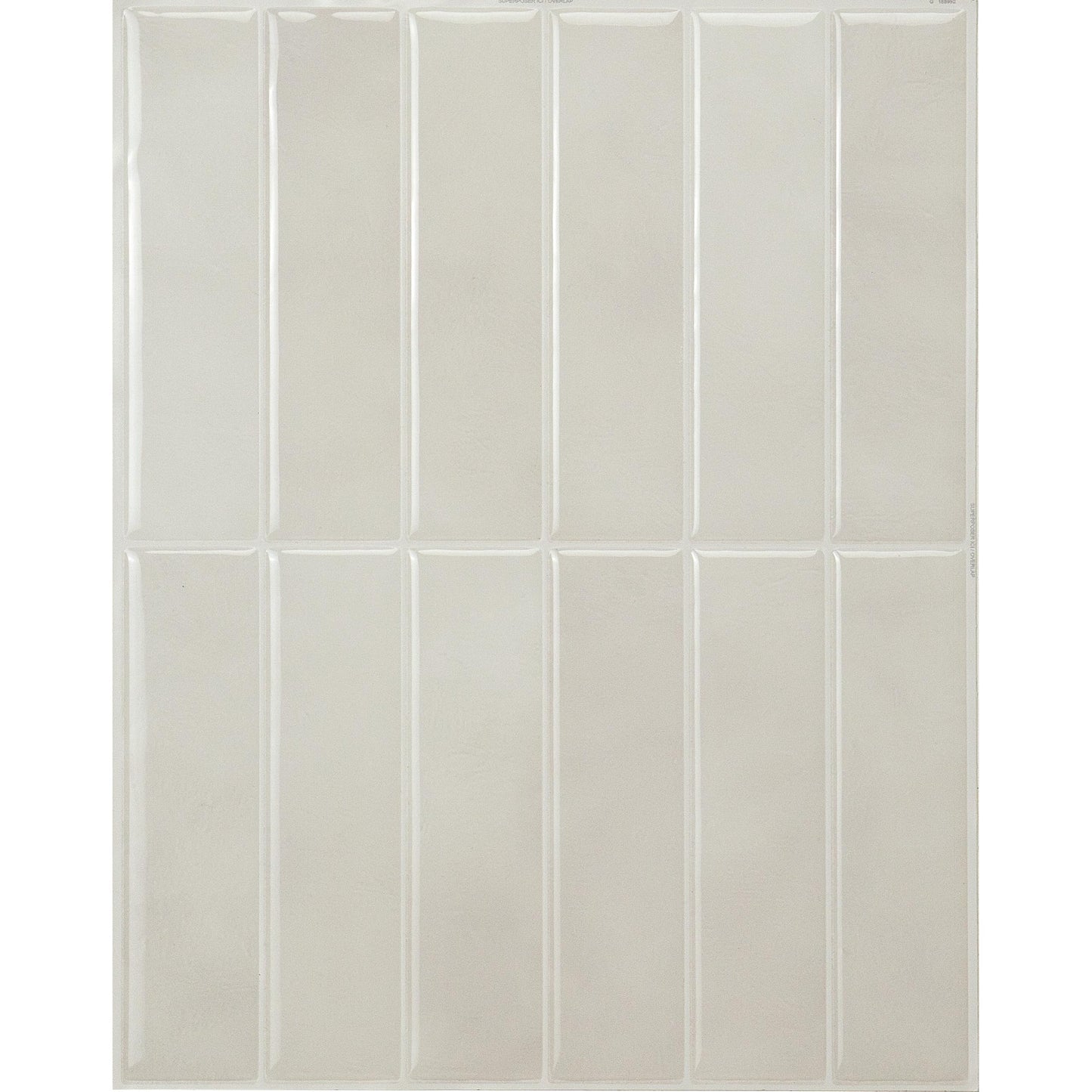 Smart Tiles SMART TILES Peel and Stick Backsplash - 5 Sheets of 11.43'' x 9'' - 3D Adhesive Peel and Stick Tile Backsplash for Kitchen, Bathroom, Wall Tile, Sefrou Green