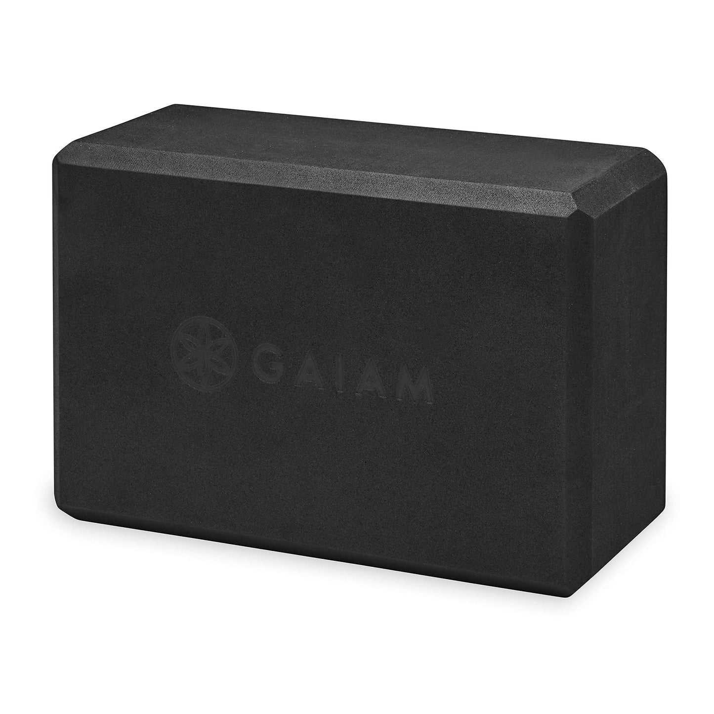Gaiam Yoga Block - Supportive Latex-Free Eva Foam - Soft Non-Slip Surface with Beveled Edges for Yoga, Pilates, Meditation
