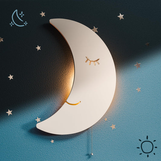 battery operated-Floating Cloud Wall Lamp for Nursery | Cute Floating Lamp for Kids Bedroom