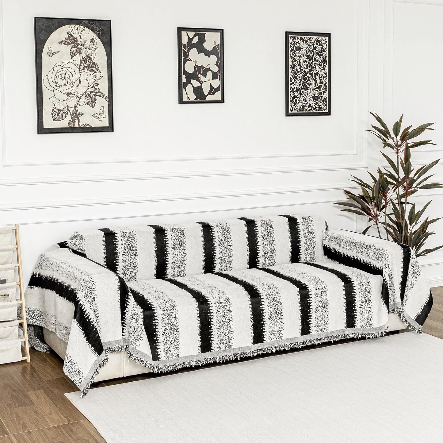 MYSKY HOME Boho Couch Cover Super Soft Couch Covers