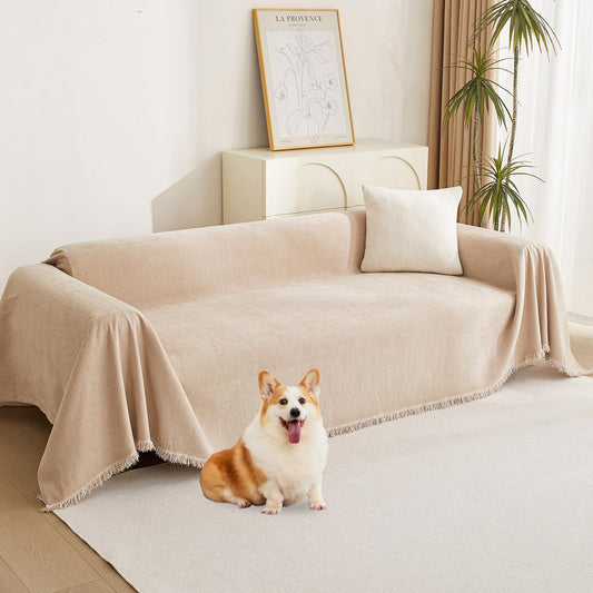 MYSKY HOME Boho Couch Cover Super Soft Couch Covers