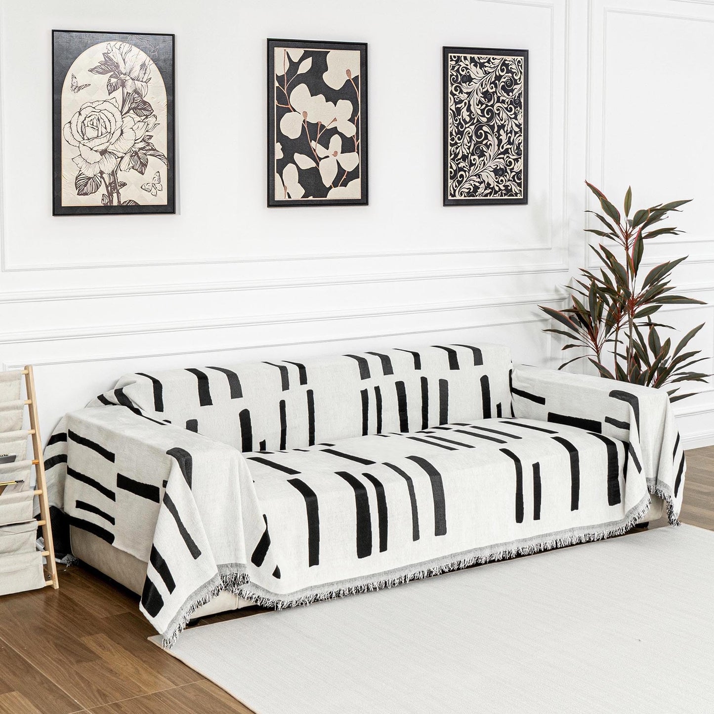 MYSKY HOME Boho Couch Cover Super Soft Couch Covers