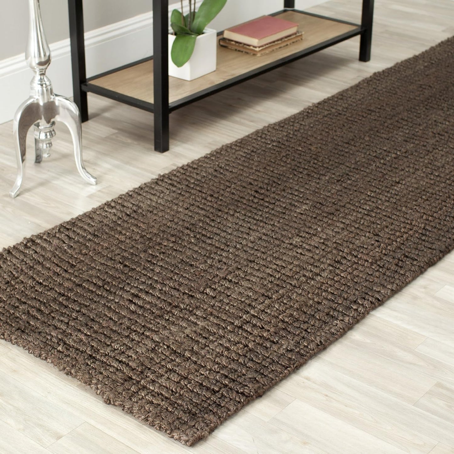 SAFAVIEH Natural Fiber area rug- 9' x 12', Natural, Handmade Chunky Textured JuteThick