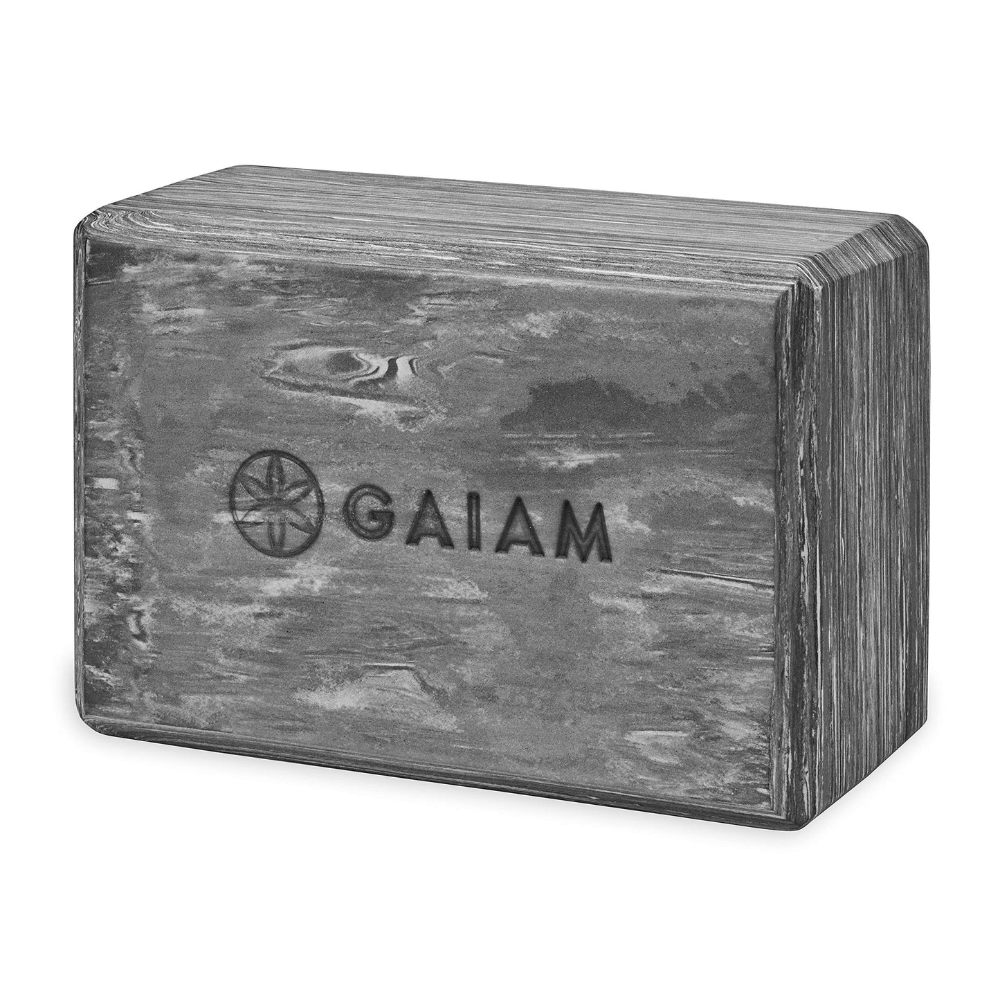 Gaiam Yoga Block - Supportive Latex-Free Eva Foam - Soft Non-Slip Surface with Beveled Edges for Yoga, Pilates, Meditation